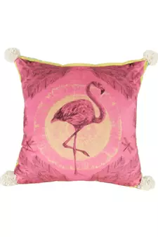 Eyda Digital Print Multi Color Velvet Reversible Cushion Cover Set of 2