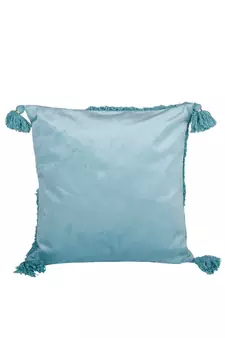 Eyda Super Soft Aqua Color Set of 2 Cushion Cover