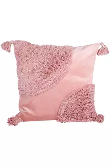 Eyda Super Soft Velvet Peach Color Set of 2 Cushion Cover