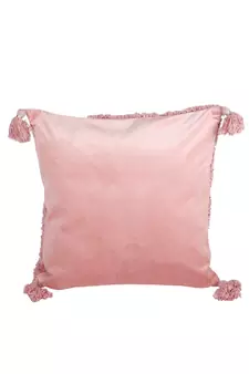 Eyda Super Soft Velvet Peach Color Set of 2 Cushion Cover