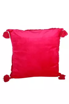 Eyda Super Soft Velvet Fuchsia Color Set of 2 Cushion Cover
