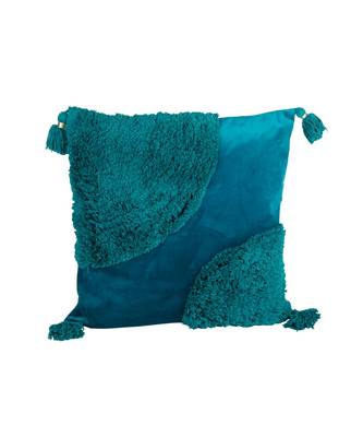 Eyda Super Soft Velvet Blue Color Set of 2 Cushion Cover 2