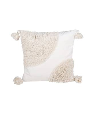Eyda Super Soft Velvet Ivory Color Set of 2 Cushion Cover 2