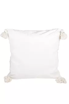 Eyda Super Soft Velvet Ivory Color Set of 2 Cushion Cover