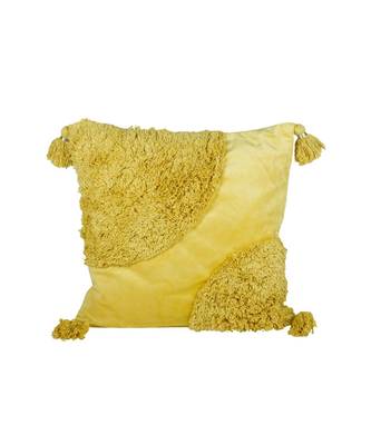 Eyda Super Soft Velvet Yellow Color Set of 2 Cushion Cover 2