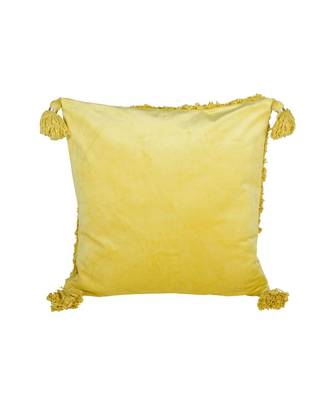 Eyda Super Soft Velvet Yellow Color Set of 2 Cushion Cover 5