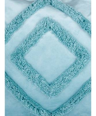 Eyda Super Soft Velvet Aqua Color Set of 2 Cushion Cover 3