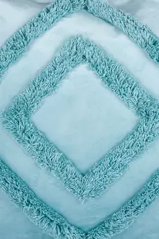 Eyda Super Soft Velvet Aqua Color Set of 2 Cushion Cover