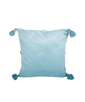 Eyda Super Soft Velvet Aqua Color Set of 2 Cushion Cover 5