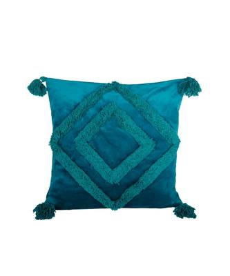 Eyda Super Soft Velvet Blue Color Set of 2 Cushion Cover 2