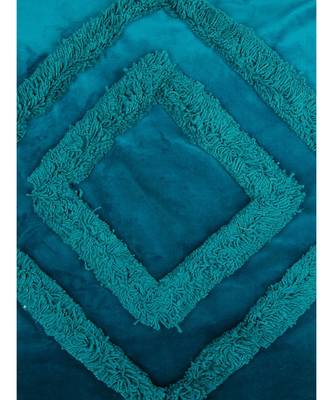 Eyda Super Soft Velvet Blue Color Set of 2 Cushion Cover 3