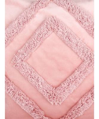 Eyda Super Soft Velvet Peach Color Set of 2 Cushion Cover 3