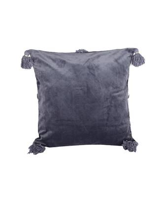 Eyda Super Soft Velvet Grey Color Set of 2 Cushion Cover 5
