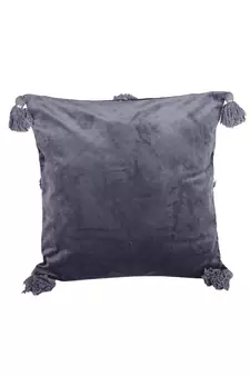 Eyda Super Soft Velvet Grey Color Set of 2 Cushion Cover