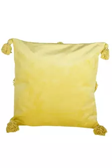 Eyda Super Soft Velvet Yellow Color Set of 2 Cushion Cover