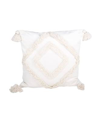 Eyda Super Soft Velvet Ivory Color Set of 2 Cushion Cover 2