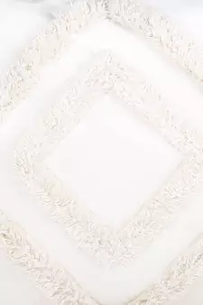 Eyda Super Soft Velvet Ivory Color Set of 2 Cushion Cover