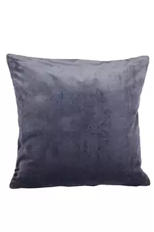 Eyda Super Soft Velvet grey Color Set of 2 Quilted Cushion Cover
