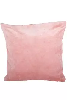 Eyda Super Soft Velvet Peach Color Set of 2 Quilted Cushion Cover