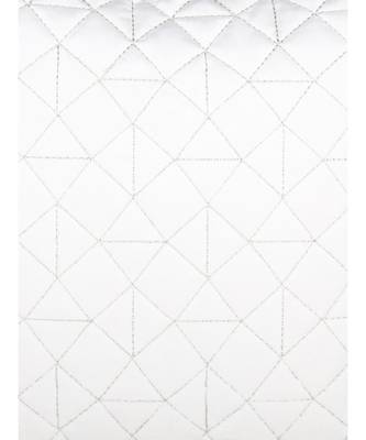 Eyda Super Soft Velvet Ivory Color Set of 2 Quilted Cushion Cover 3
