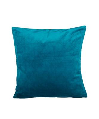 Eyda Super Soft Velvet Blue Color Set of 2 Quilted Cushion Cover 5