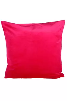 Eyda Super Soft Velvet Fuchsia Color Set of 2 Quilted Cushion Cover
