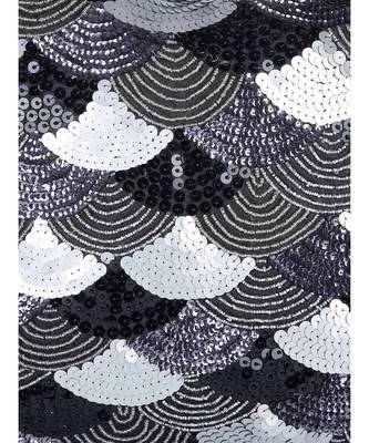 Eyda Black and Silver Embellished Set of 2 Cushion Cover 3