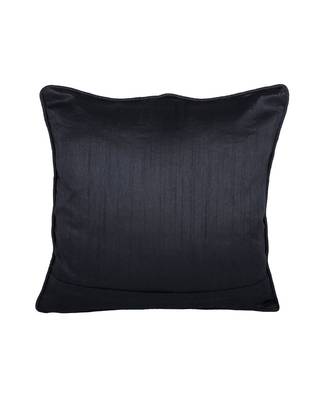 Eyda Black and Silver Embellished Set of 2 Cushion Cover 5