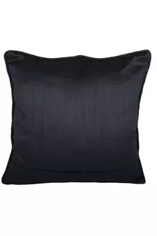Eyda Black and Silver Embellished Set of 2 Cushion Cover