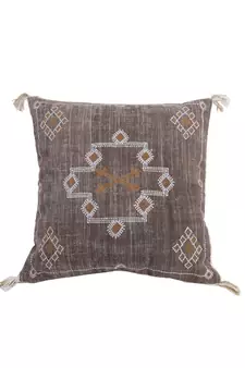 Eyda Linen Embroidered Cushion Covers Set of 2
