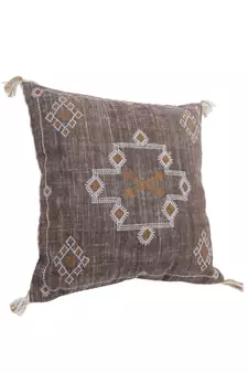 Eyda Linen Embroidered Cushion Covers Set of 2