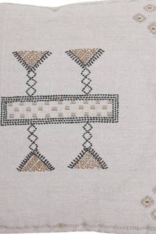 Eyda Linen Embroidered Cushion Covers Set of 2