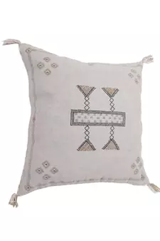 Eyda Linen Embroidered Cushion Covers Set of 2