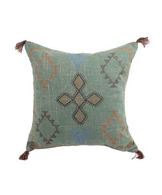Eyda Linen Embroidered Cushion Covers Set of 2 2