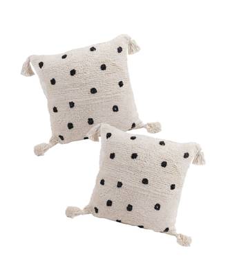 Eyda Hand Woven Cotton Cushion Cover Set of 2 4