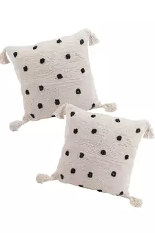 Eyda Hand Woven Cotton Cushion Cover Set of 2