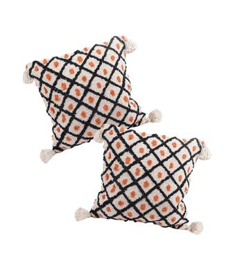 Eyda Hand Woven Cotton Cushion Cover Set of 2 3