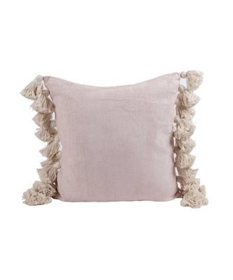 Eyda Chenille Cotton Tassel Cushion Covers Set of 2 2