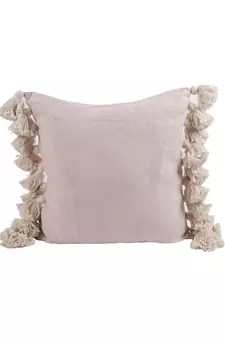Eyda Chenille Cotton Tassel Cushion Covers Set of 2