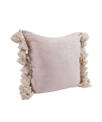 Eyda Chenille Cotton Tassel Cushion Covers Set of 2 4