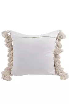 Eyda Chenille Cotton Tassel Cushion Covers Set of 2