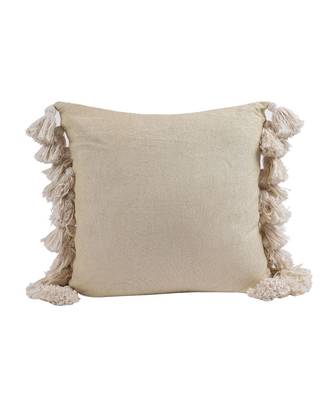 Eyda Chenille Cotton Tassel Cushion Covers Set of 2 2