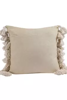 Eyda Chenille Cotton Tassel Cushion Covers Set of 2
