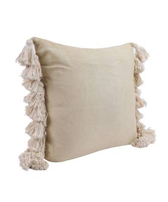 Eyda Chenille Cotton Tassel Cushion Covers Set of 2 4