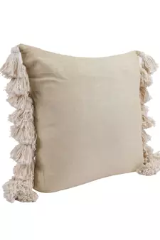 Eyda Chenille Cotton Tassel Cushion Covers Set of 2