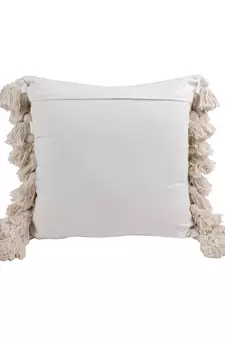 Eyda Chenille Cotton Tassel Cushion Covers Set of 2