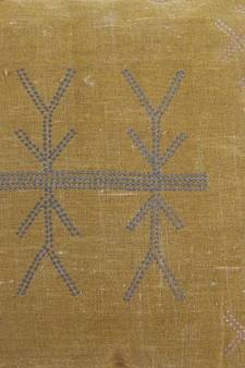 Eyda Linen Embroidered Cushion Covers Set of 2
