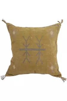 Eyda Linen Embroidered Cushion Covers Set of 2