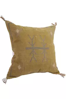 Eyda Linen Embroidered Cushion Covers Set of 2