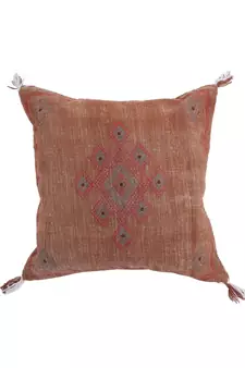 Eyda Linen Embroidered Cushion Covers Set of 2